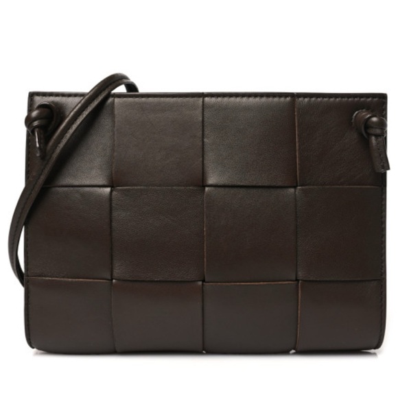Bottega Veneta Intreccio Mini Cassette Bag Brown - Picture 1 of 7